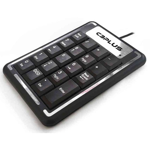 Teclado C3 Tech ABNT2 Numérico (KN-11BK)