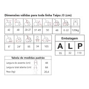 Cadeira de Rodas Aluminio Taipu J3 Prata Jaguaribe