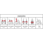Cadeira de Banho Dobravel CHD203 Dune