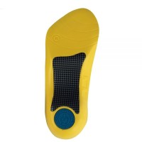 Palmilha 3/4 Suporte Softpauher - Fem 33/38 - Amarela Ortho Pahuer AC017