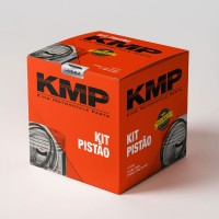 Pistao Kit C/anel Kmp Cg/bros 160 1.50