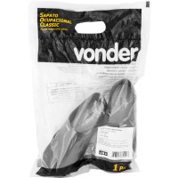 Sapato Ocupacional Classic, com Salto, Preto, TAM 41, VONDER 7007000141