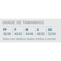 Calça Plastica Standard Com Botao (Branco) Tam GG 52/54 - Senior Care