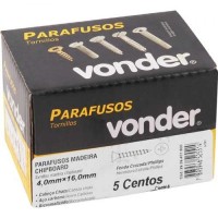 Parafuso P/ Madeira Phillips 4,0X16 chipboard (500 Pçs) Vonder 2939401600