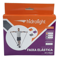 Kit Faixa Elastica TPE 3 Pecas FL40 Hidrolight