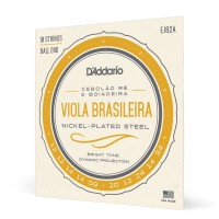 Encordoamento Viola Brasileira D Addario Nickel-Plated EJ82A