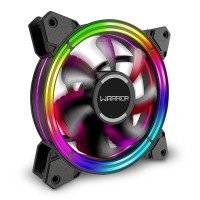 Warrior Cedric Kit 3 Cooler 120mm RGB Com Controle Multilaser - GA184
