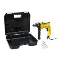 Furadeira de Impacto 1/2Pol. 600W 127W C/ Maleta e 5 Brocas de Alvenaria - STANLEY - SDH600KABR