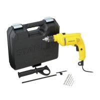 Furadeira de Impacto 600w 1/2Pol. com Maleta e 5 Brocas de Alvenaria Stanley SDH600KAB2 - 220V