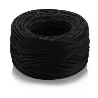 Cabo Lan Cftv 4 Pares Anatel 25 Awg 305 Metros Preto