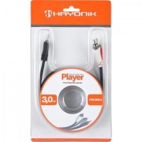 Cabo Audio E Video Player 1P2/RCA2 3,0MT