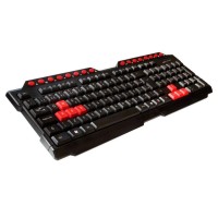 Teclado C3 Tech Gamer ABNT2 Preto/Vermelho (KG-10BK)