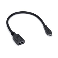 Cabo adaptador de video cabo 23486 mini hdmi macho para hdmi femea 30cm