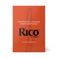 Palheta Clarineta Contrabaixo 1.5 (10 Peças) DAddario Rico