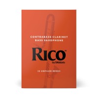 Palheta Clarineta Contrabaixo 3.0 (10 Peças) D Addario Rico