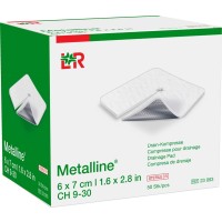 Curativo Aluminizado Para Traqueostomia Lohmann & Rauscher Metalline 8 X 9 CM 1un