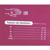 Luva Curta com Protecao UV Chocolate G New Form 81001