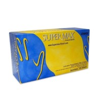 Luva Latex Com Po M cx com 100un Supermax