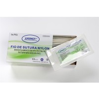 Fio de Sutura Nylon 3-0 Agulhado 1un Supermedy