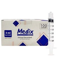Seringa 3ML Luer Slip S/ Agulha  Medix 1un