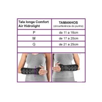 Ortese Comfort Air Longa sem Polegar Esq Preto M Hidrolight OR1028B_2