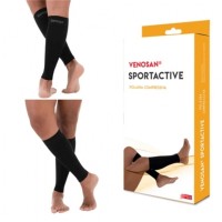 Meia de Compressão Venosan Sportactive Polaina 20-30 BD G Preto