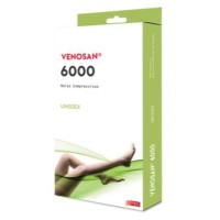 Meia de Compressão Venosan 6000 Panturrilha 3/4 20-30 AD M Pe Aberto Bege