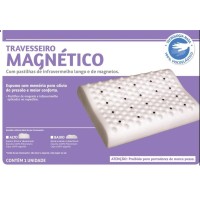 Travesseiro Magnetico Terapeutico Ortopedico em Viscoelástico Perfil Alto Perfetto 16cm