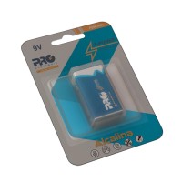Bateria Alcalina 9V (1un) Proeletronic (6LR61) PQBA-9V01