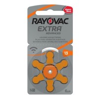 Pilha Auditiva 13 Rayovac Extra C/ 6 - 13AUX-6XEBRA