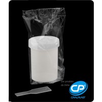 Coletor Fezes e Urina Universal Com Tampa e Pa 80ML 1un Cral