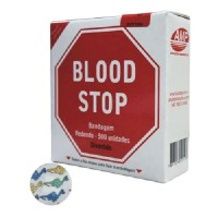 Curativo Blood Stop Redondo C/500un Infantil AMD Produtos Terapeuticos
