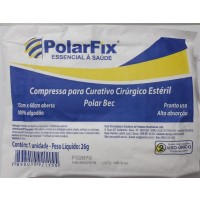 Compressa Para Curativo Cirurgico Esteril 15 x 60cm Polar Fix