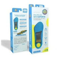 Palmilha 3/4 Suporte Softpauher - Masc 39/44 - Azul Ortho Pahuer AC018