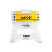 Banqueta Plastica Dobravel Branca 220mm Vonder