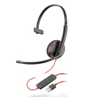 Headset Poly Blackwire C3210 Mono USB-A 209744-101 I