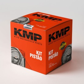 Pistao Kit C/anel Kmp Cg/bros 160 0.75